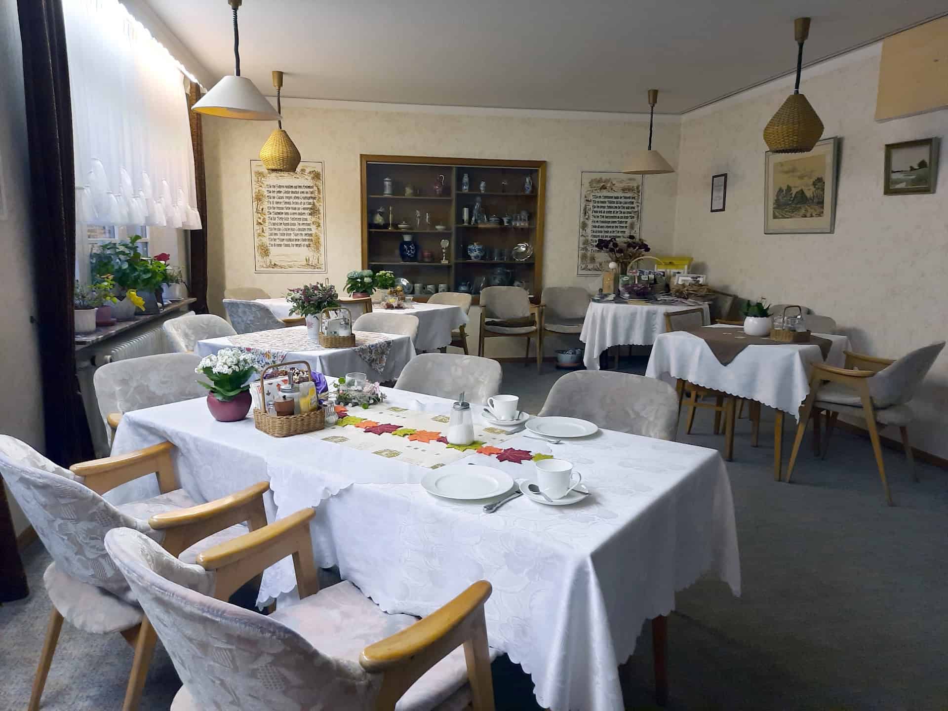 Aufenthaltsraum für die Gäste in der Pension Inselmann