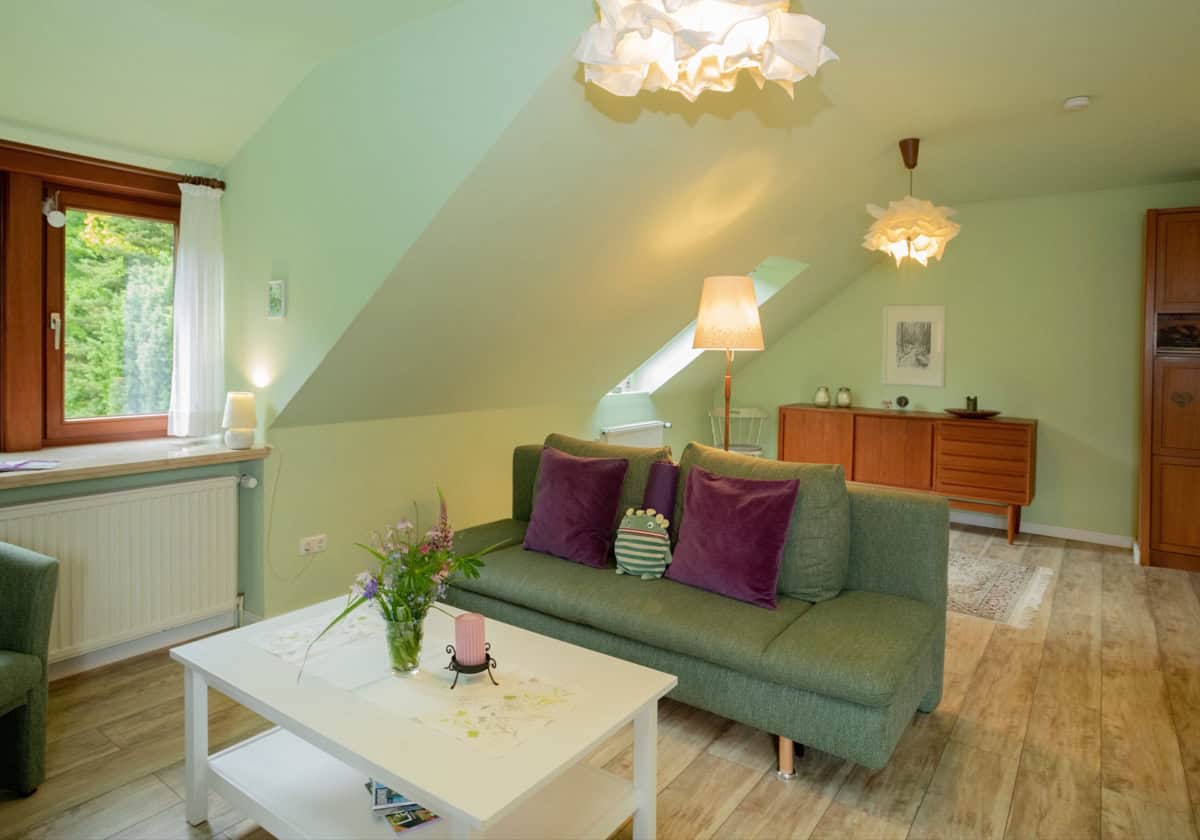 Ausspannen in der Ferienwohnung Marie auf dem Ferienhof Drewes in Ollsen in der Lüneburger Heide