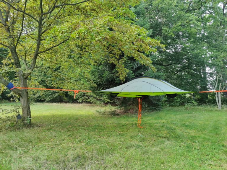 Baumzelt auf Ferienhof Drewes in Ollsen/Lüneburger Heide