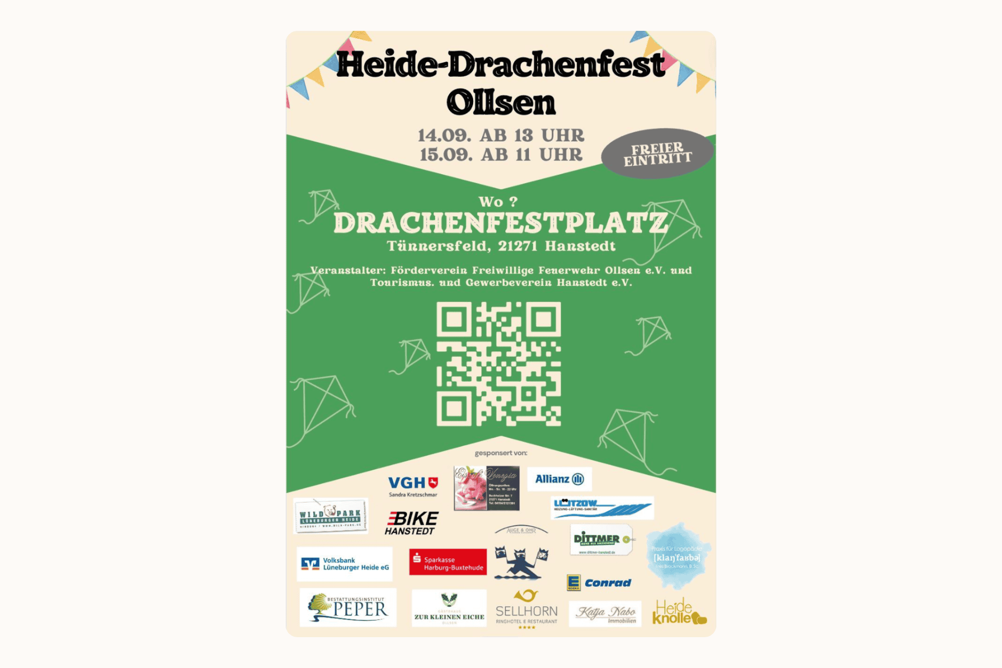Drachenfest in Ollsen in der Lüneburger Heide 2025