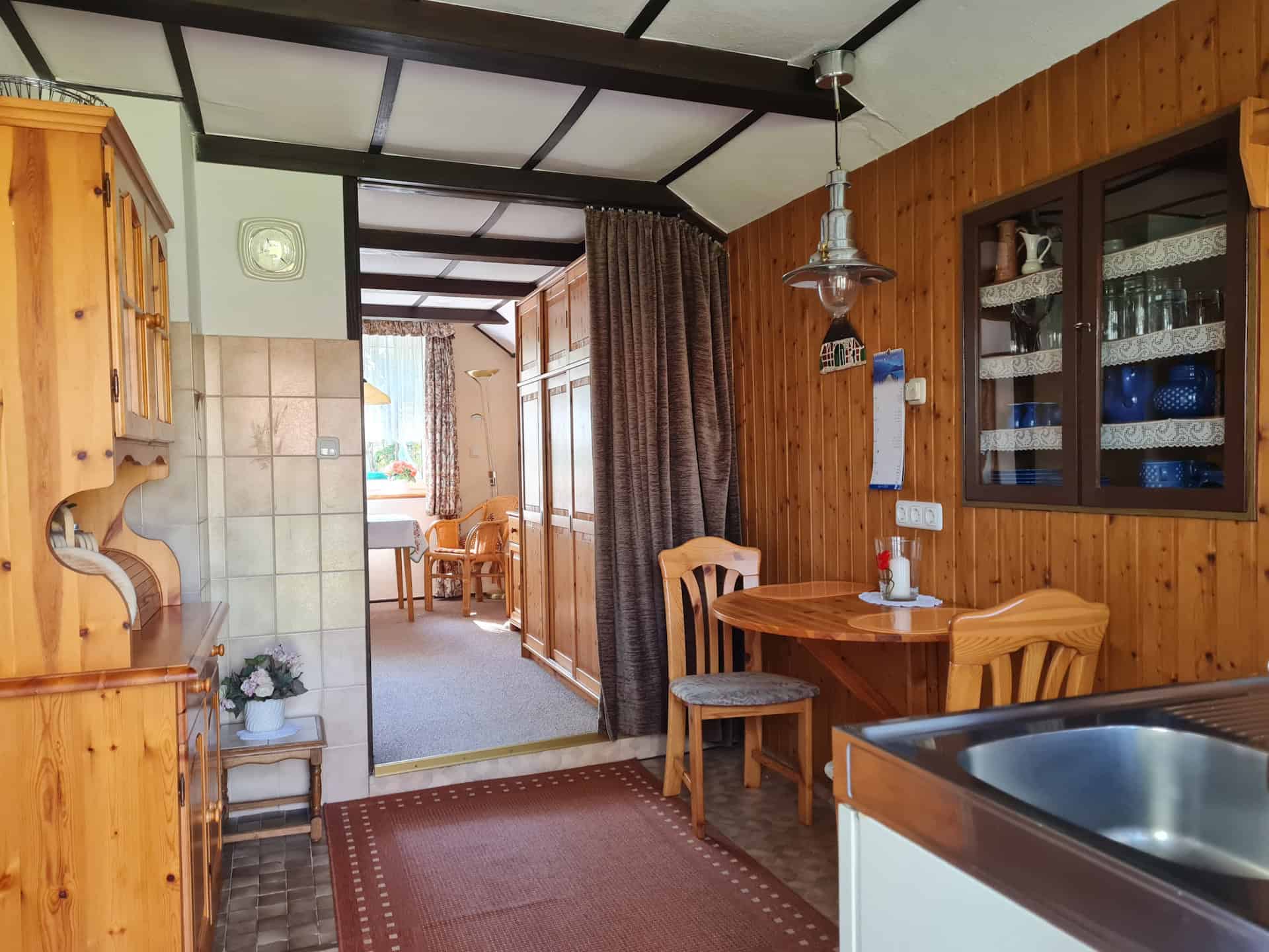 Innenansicht - Küche - des Ferienhauses "Dat ole Backhus" (30qm) für 2 Personen in Hanstedt-Ollsen