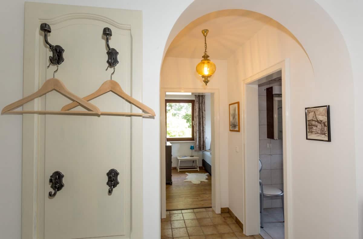 Geräumiger Flur der Ferienwohnung Emmy auf dem Ferienhof Drewes in Ollsen in der Lüneburger Heide