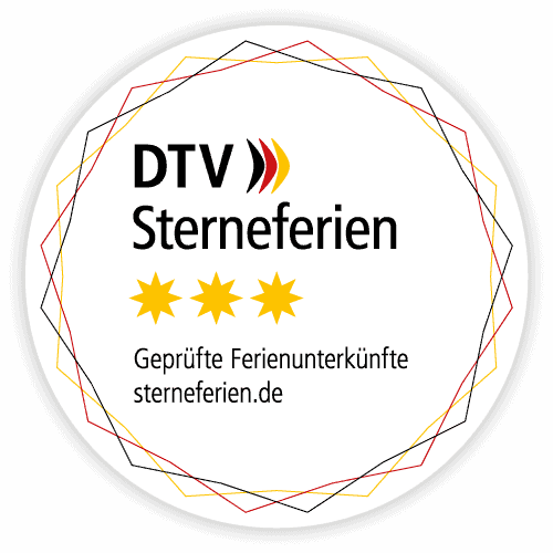 Alle 4 Ferienhäuser wurden nach der DTV-Klassifizierung bewertet und mit 3 Sternen gültig bis zum 17.11.2027 ausgezeichnet.