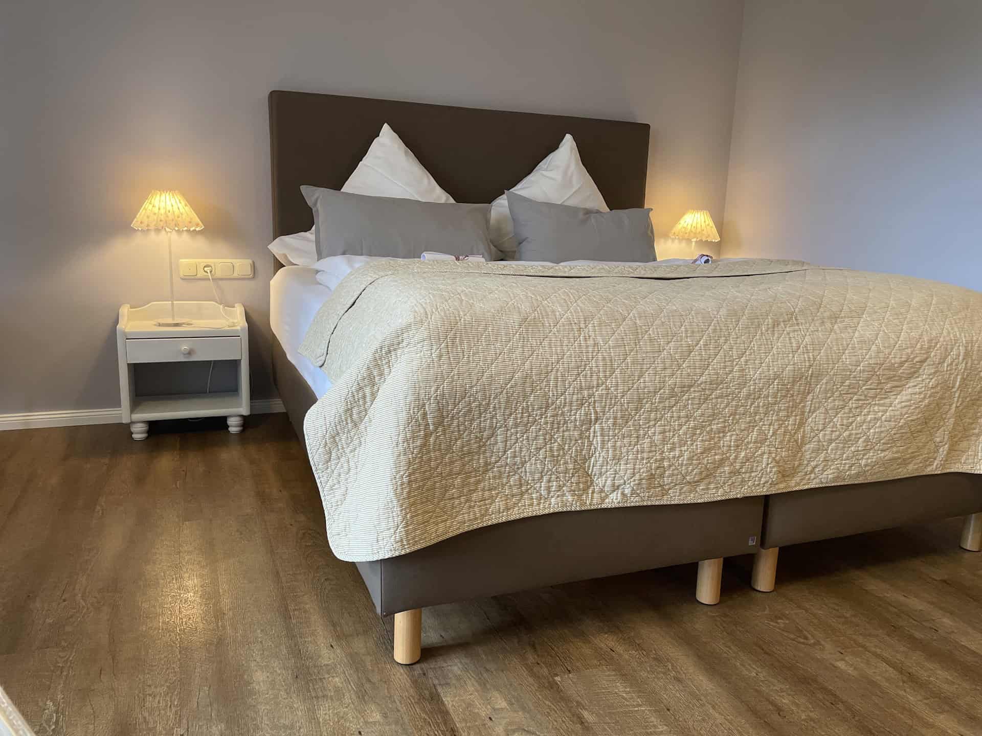 Doppelzimmer mit Einzelbetten im Landgasthof/Landhotel Zur Eiche in Hanstedt-Ollsen