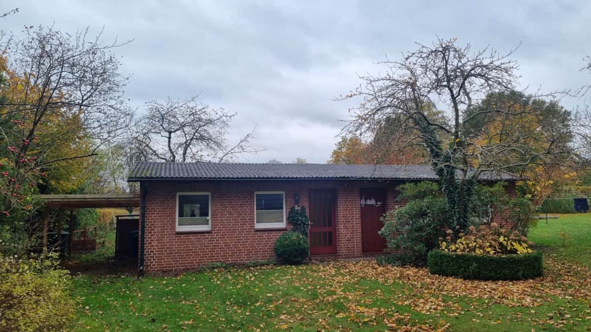 Nordansicht des Ferienhauses Corinna Bisping in Ollsen in der Lüneburger Heide