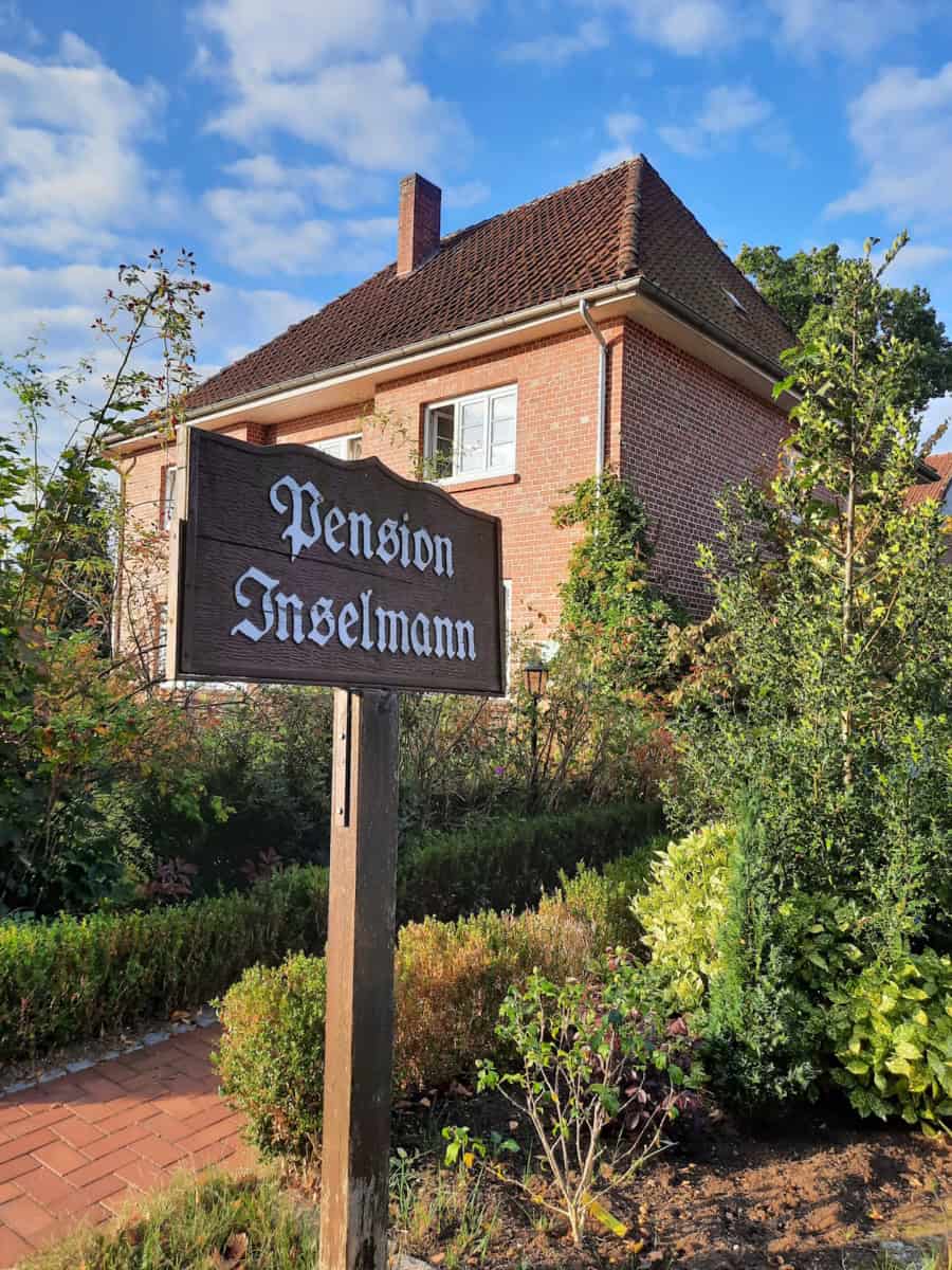 Ruhig gelegene Pension mit 4 Doppelzimmern und 1 Einzelzimmer