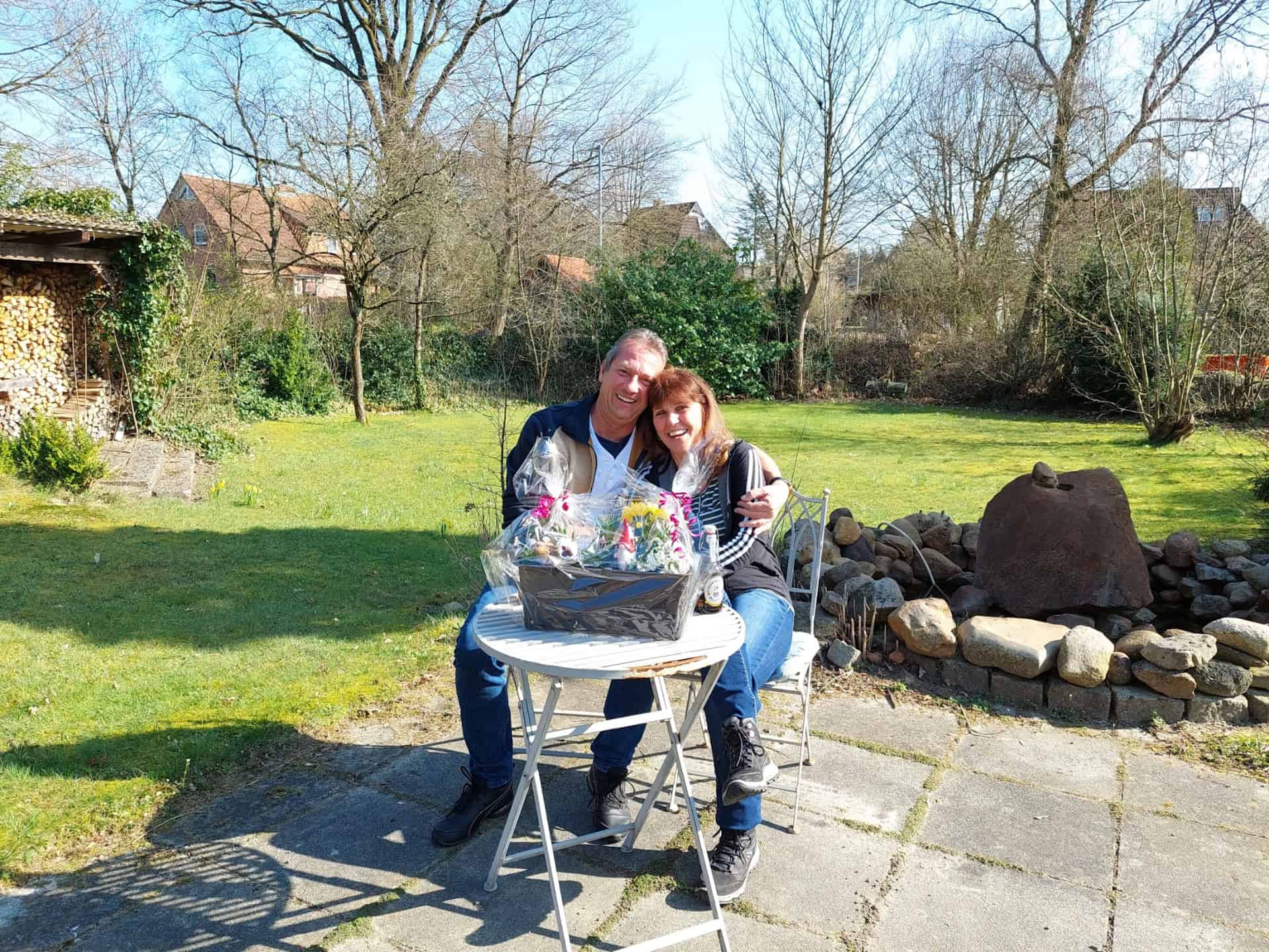 Im Garten - Pension Inselmann in Hanstedt-Ollsen