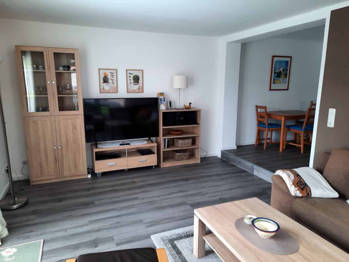 Gemütliches Wohnzimmer im Ferienhaus Ehrhorn in Ollsen in der Lüneburger Heide
